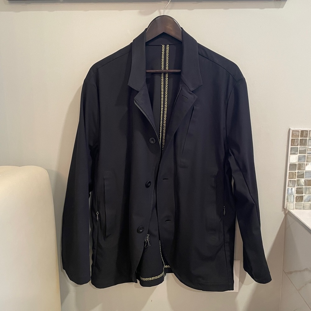 Lululemon large mens black sport blazer jacket